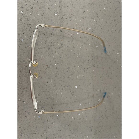 TOMMY HILFIGER TH 3029 SI Blue Silver 47-17-140 Eyeglasses Frames ONLY half rim
